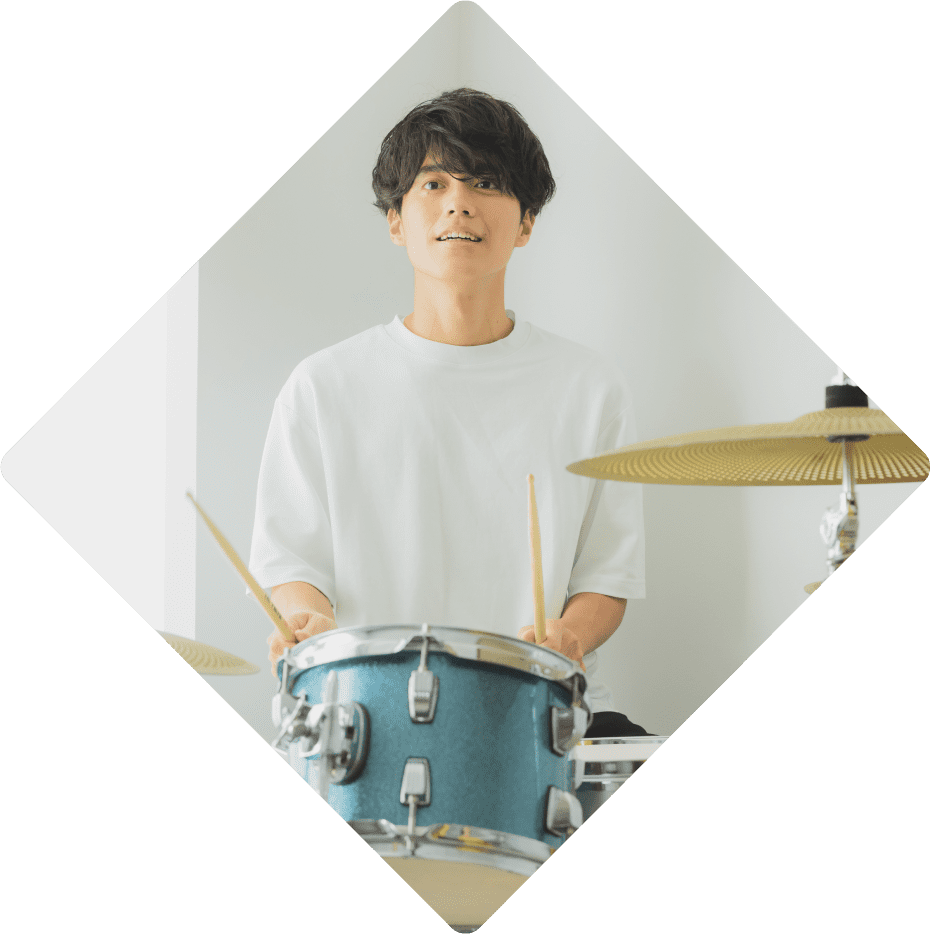 レッスンを受けている女性