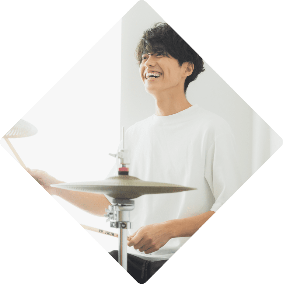 レッスンを受けている女性