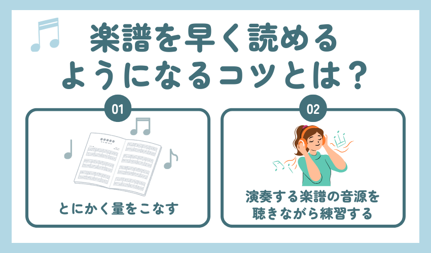楽譜を早く読めるようになるコツとは？